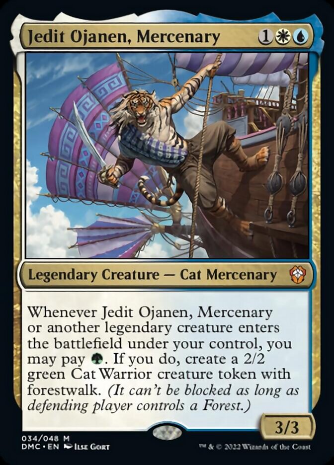 Jedit Ojanen, Mercenary [Dominaria United Commander] | Fandemonia Ltd