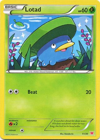 Lotad (11/30) [XY: Trainer Kit 2 - Latias] | Fandemonia Ltd