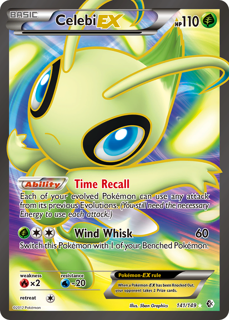 Celebi EX (141/149) [Black & White: Boundaries Crossed] | Fandemonia Ltd