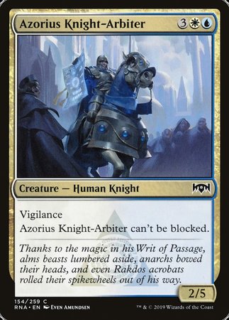 Azorius Knight-Arbiter [Ravnica Allegiance] | Fandemonia Ltd