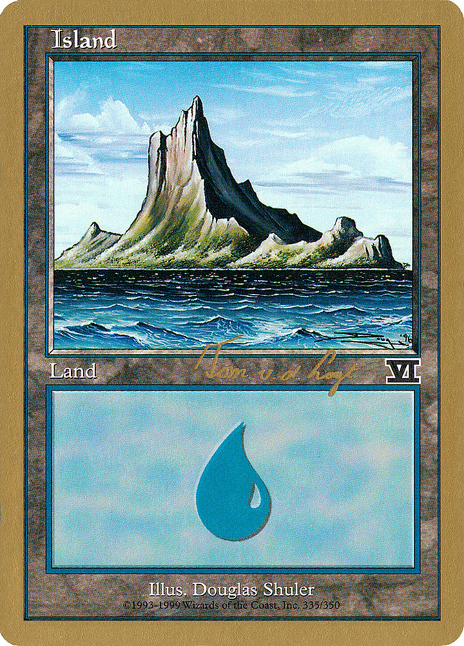 Island (tvdl335) (Tom van de Logt) [World Championship Decks 2000] | Fandemonia Ltd