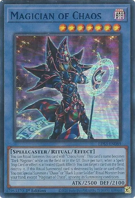 Magician of Chaos (Blue) [LDS3-EN089] Ultra Rare | Fandemonia Ltd