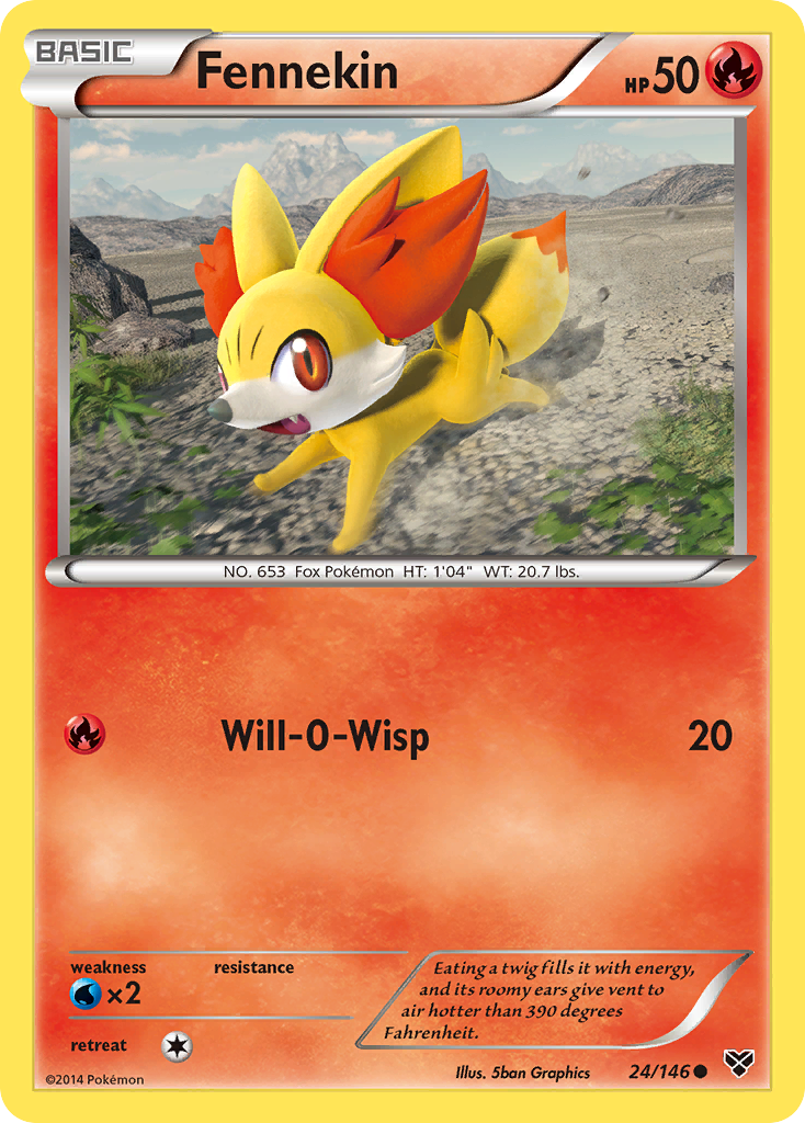 Fennekin (24/146) [XY: Base Set] | Fandemonia Ltd