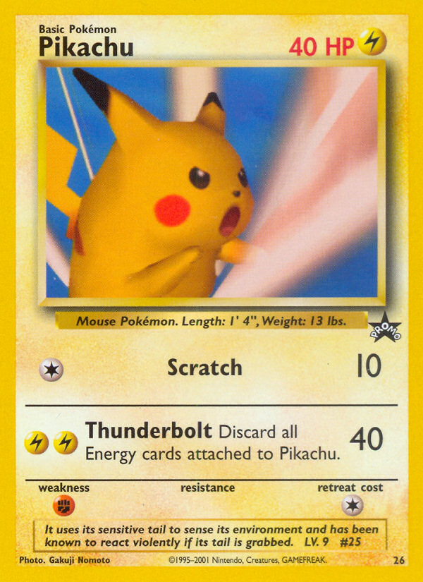 Pikachu (26) [Wizards of the Coast: Black Star Promos] | Fandemonia Ltd