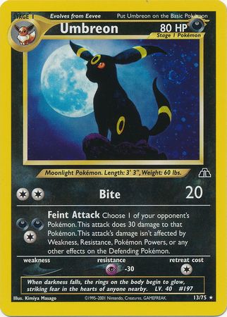 Umbreon (13/75) [Neo Discovery Unlimited] | Fandemonia Ltd