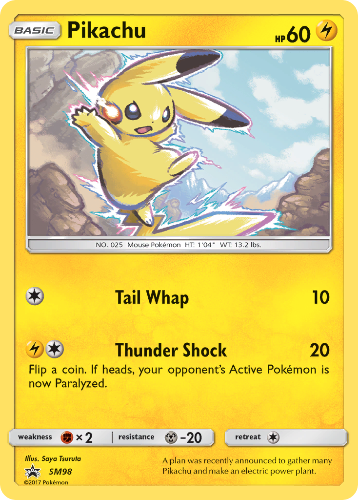 Pikachu (SM98) [Sun & Moon: Black Star Promos] | Fandemonia Ltd