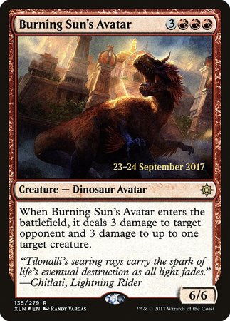 Burning Sun's Avatar [Ixalan Promos] | Fandemonia Ltd