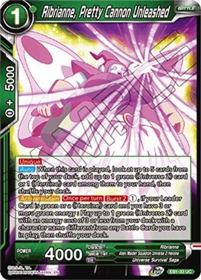 Ribrianne, Pretty Cannon Unleashed (EB1-033) [Battle Evolution Booster] | Fandemonia Ltd