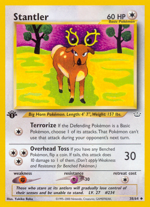 Stantler (38/64) [Neo Revelation 1st Edition] | Fandemonia Ltd