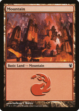 Mountain (43) [Duel Decks: Izzet vs. Golgari] | Fandemonia Ltd