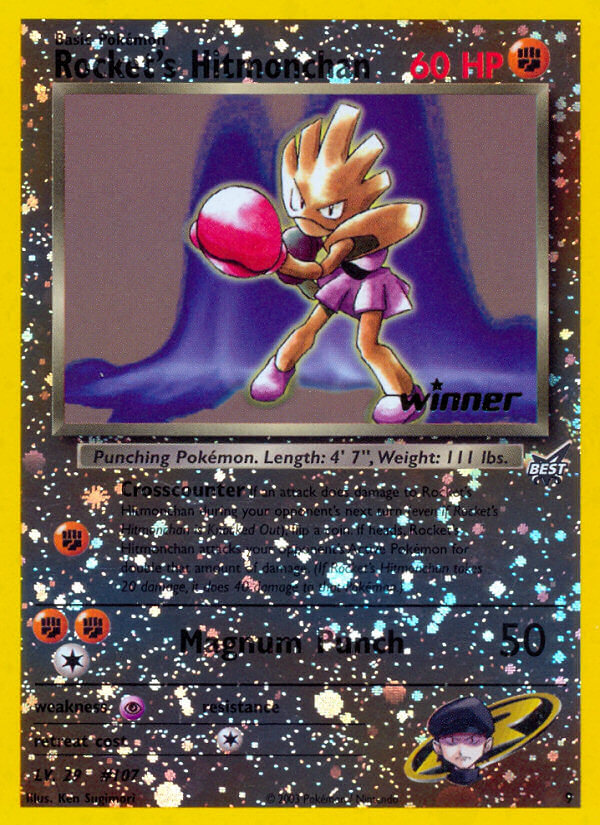 Rocket's Hitmonchan (9) (Winner) [Best of Promos] | Fandemonia Ltd