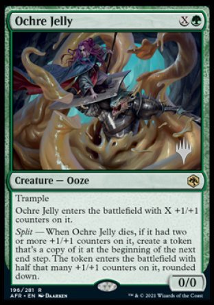 Ochre Jelly (Promo Pack) [Dungeons & Dragons: Adventures in the Forgotten Realms Promos] | Fandemonia Ltd