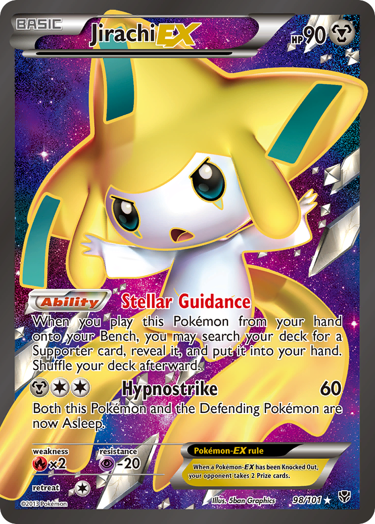 Jirachi EX (98/101) [Black & White: Plasma Blast] | Fandemonia Ltd