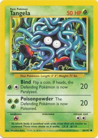 Tangela (66/102) [Base Set Unlimited] | Fandemonia Ltd