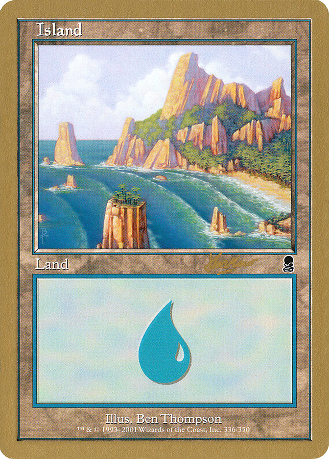 Island (shh336a) (Sim Han How) [World Championship Decks 2002] | Fandemonia Ltd