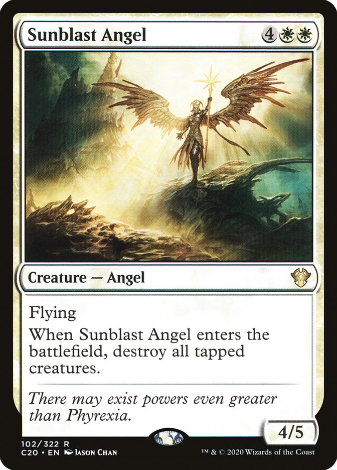 Sunblast Angel [Commander 2020] | Fandemonia Ltd