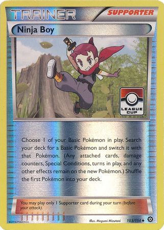 Ninja Boy (103/114) (League Promo) [XY: Steam Siege] | Fandemonia Ltd