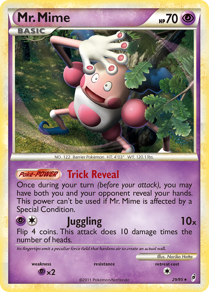 Mr. Mime (29/95) [HeartGold & SoulSilver: Call of Legends] | Fandemonia Ltd