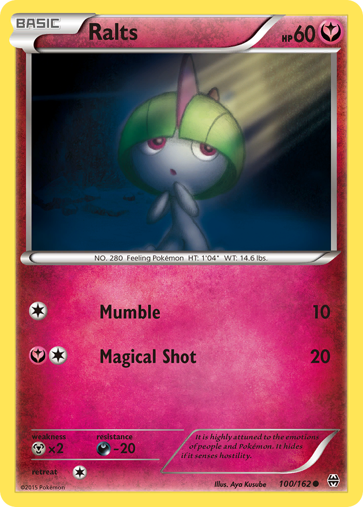 Ralts (100/162) [XY: BREAKthrough] | Fandemonia Ltd