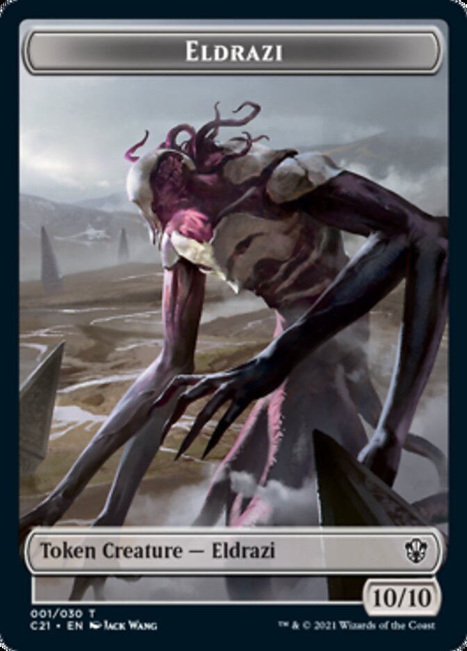 Eldrazi // Champion of Wits Token [Commander 2021 Tokens] | Fandemonia Ltd