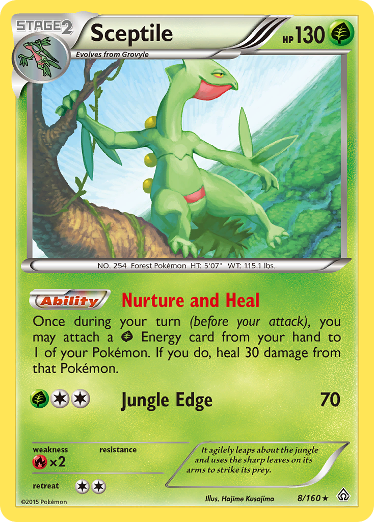 Sceptile (8/160) [XY: Primal Clash] | Fandemonia Ltd