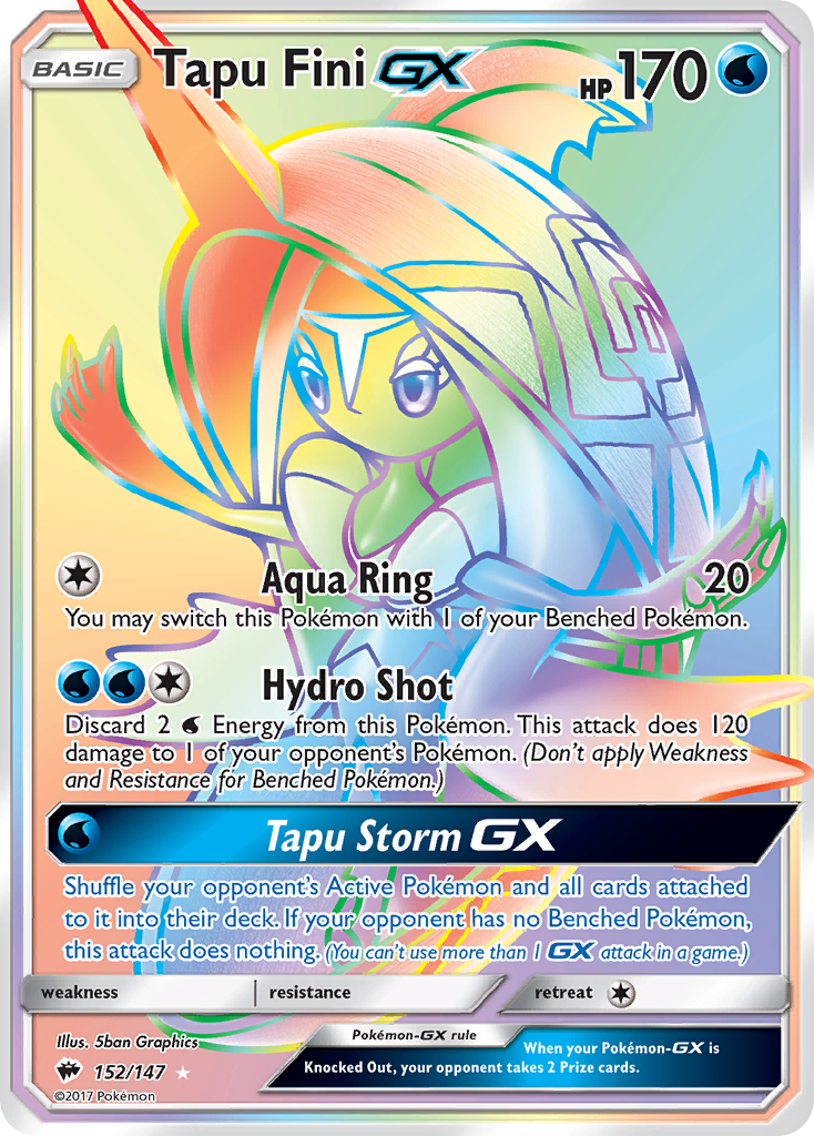 Tapu Fini GX (152/147) [Sun & Moon: Burning Shadows] | Fandemonia Ltd