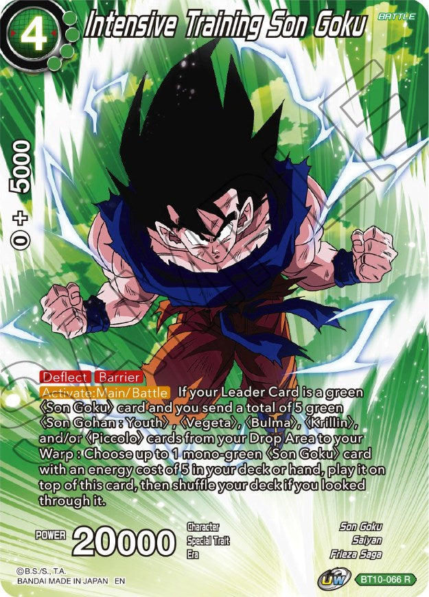 Intensive Training Son Goku (BT10-066) [Theme Selection: History of Son Goku] | Fandemonia Ltd