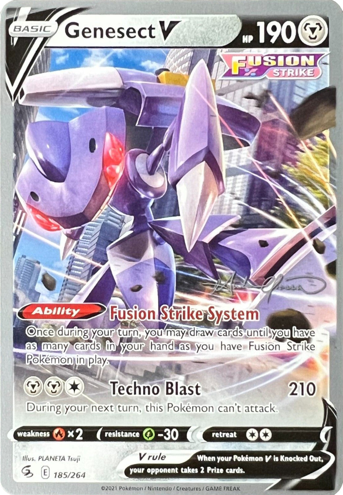 Genesect V (185/264) (The Shape of Mew - Andre Chiasson) [World Championships 2022] | Fandemonia Ltd