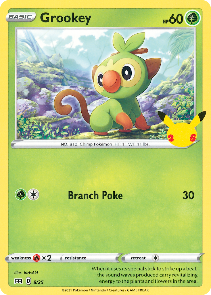 Grookey (8/25) [McDonald's 25th Anniversary] | Fandemonia Ltd