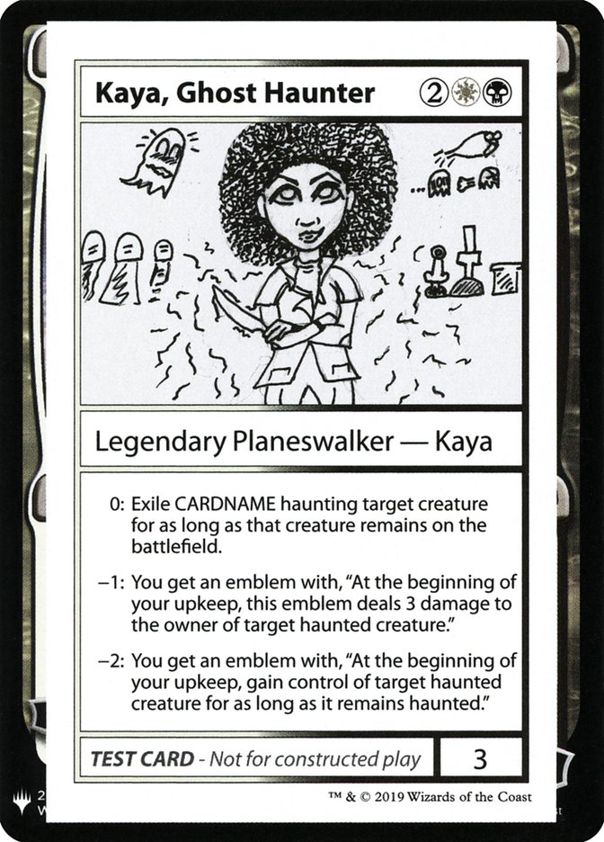 Kaya, Ghost Haunter [Mystery Booster Playtest Cards] | Fandemonia Ltd