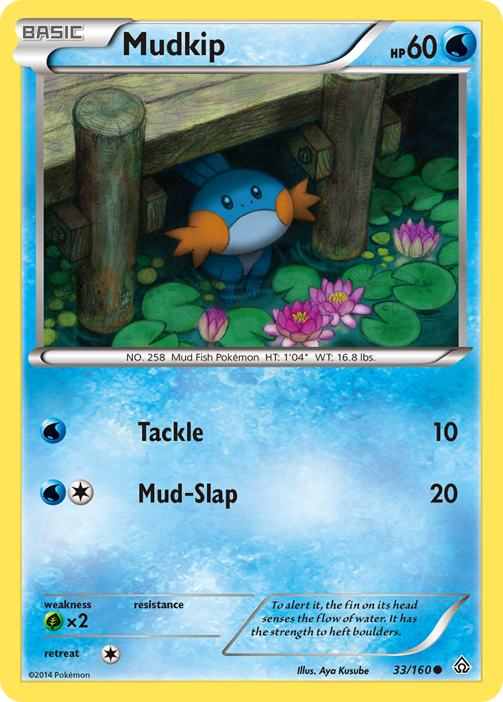 Mudkip (33/160) [XY: Primal Clash] | Fandemonia Ltd