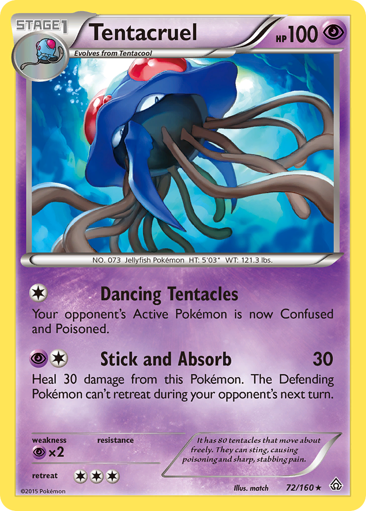 Tentacruel (72/160) [XY: Primal Clash] | Fandemonia Ltd