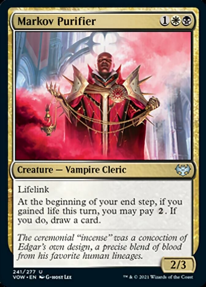 Markov Purifier [Innistrad: Crimson Vow] | Fandemonia Ltd