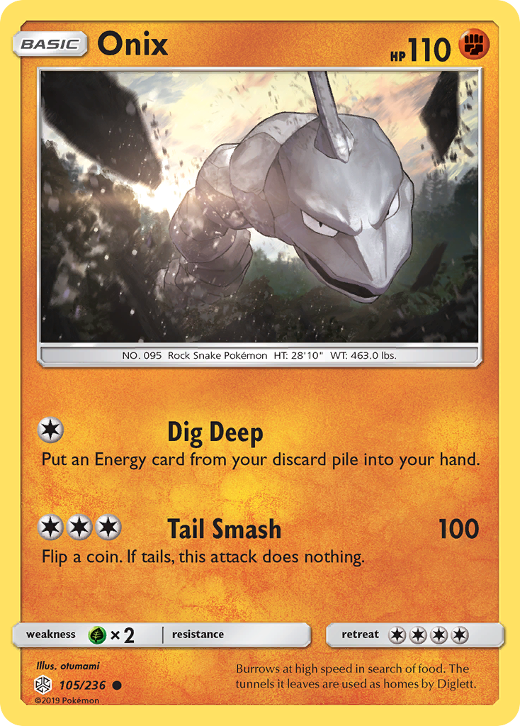 Onix (105/236) [Sun & Moon: Cosmic Eclipse] | Fandemonia Ltd