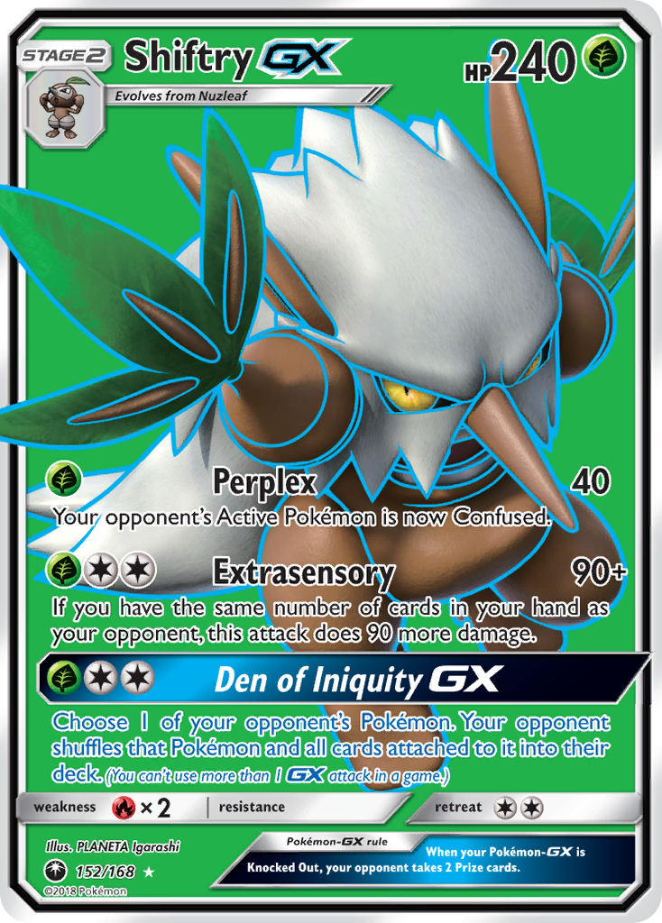 Shiftry GX (152/168) [Sun & Moon: Celestial Storm] | Fandemonia Ltd