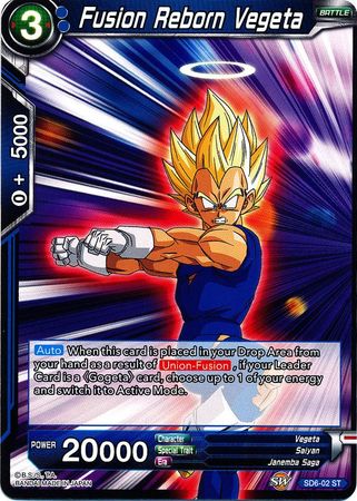 Fusion Reborn Vegeta (Starter Deck - Resurrected Fusion) (SD6-02) [Miraculous Revival] | Fandemonia Ltd