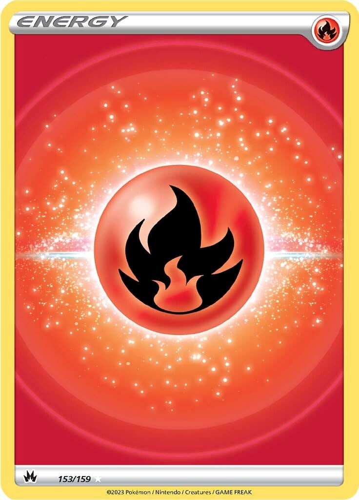 Fire Energy (153/159) (Texture Full Art) [Sword & Shield: Crown Zenith] | Fandemonia Ltd