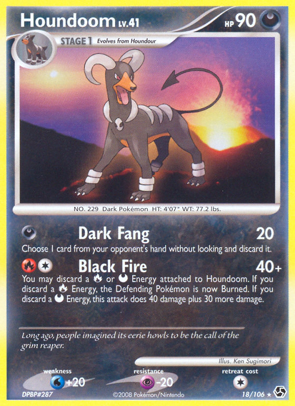 Houndoom (18/106) [Diamond & Pearl: Great Encounters] | Fandemonia Ltd