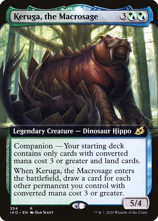 Keruga, the Macrosage (Extended Art) [Ikoria: Lair of Behemoths] | Fandemonia Ltd