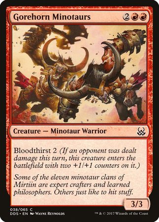 Gorehorn Minotaurs [Duel Decks: Mind vs. Might] | Fandemonia Ltd