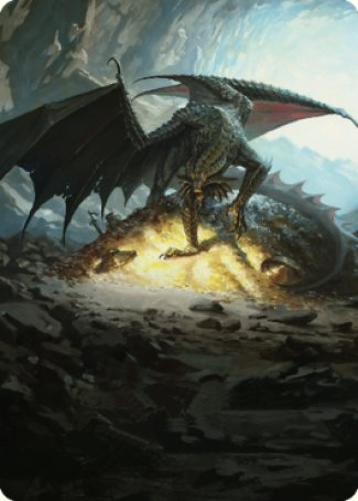 Ancient Copper Dragon Art Card (04) [Commander Legends: Battle for Baldur's Gate Art Series] | Fandemonia Ltd