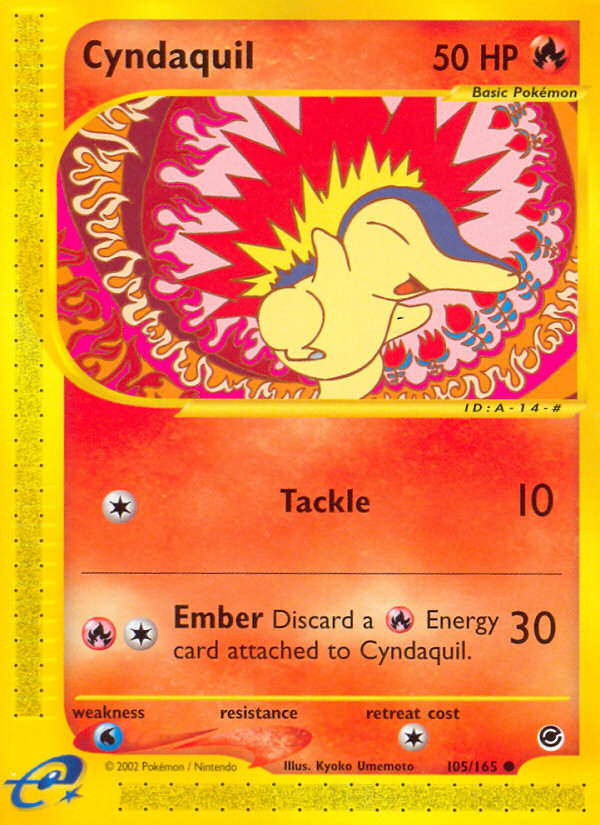 Cyndaquil (105/165) [Expedition: Base Set] | Fandemonia Ltd