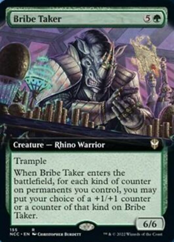 Bribe Taker (Extended Art) [Streets of New Capenna Commander] | Fandemonia Ltd