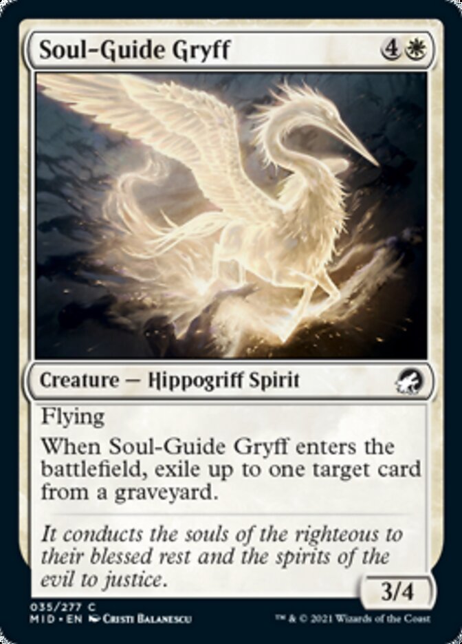 Soul-Guide Gryff [Innistrad: Midnight Hunt] | Fandemonia Ltd