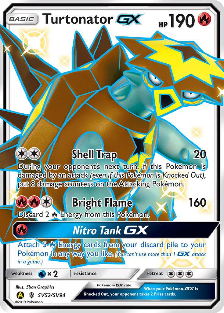 Turtonator GX (SV52/SV94) [Sun & Moon: Hidden Fates - Shiny Vault] | Fandemonia Ltd