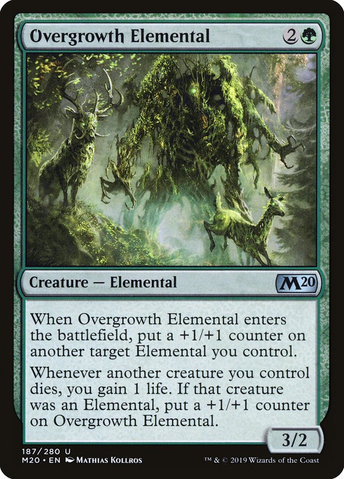 Overgrowth Elemental [Core Set 2020] | Fandemonia Ltd