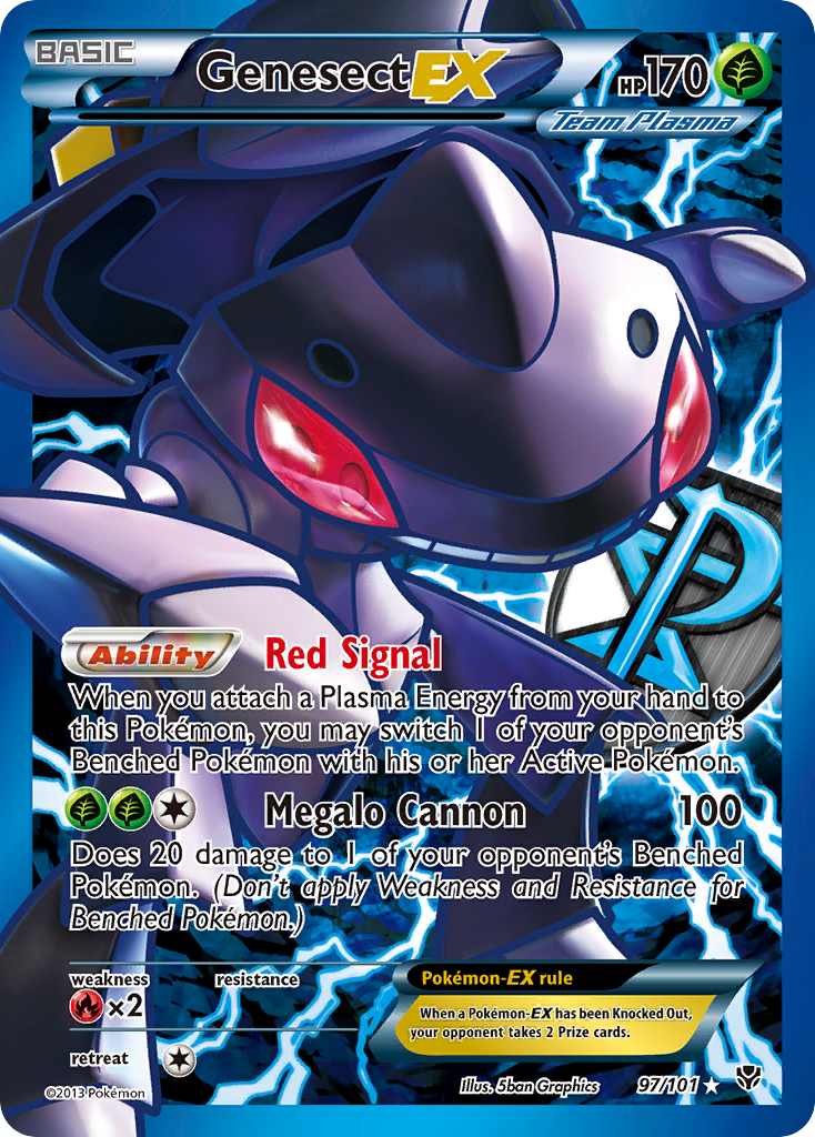 Genesect EX (97/101) [Black & White: Plasma Blast] | Fandemonia Ltd