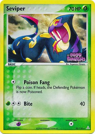 Seviper (32/110) (Stamped) [EX: Holon Phantoms] | Fandemonia Ltd