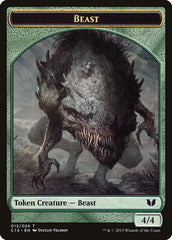 Beast // Snake (017) Double-Sided Token [Commander 2015 Tokens] | Fandemonia Ltd