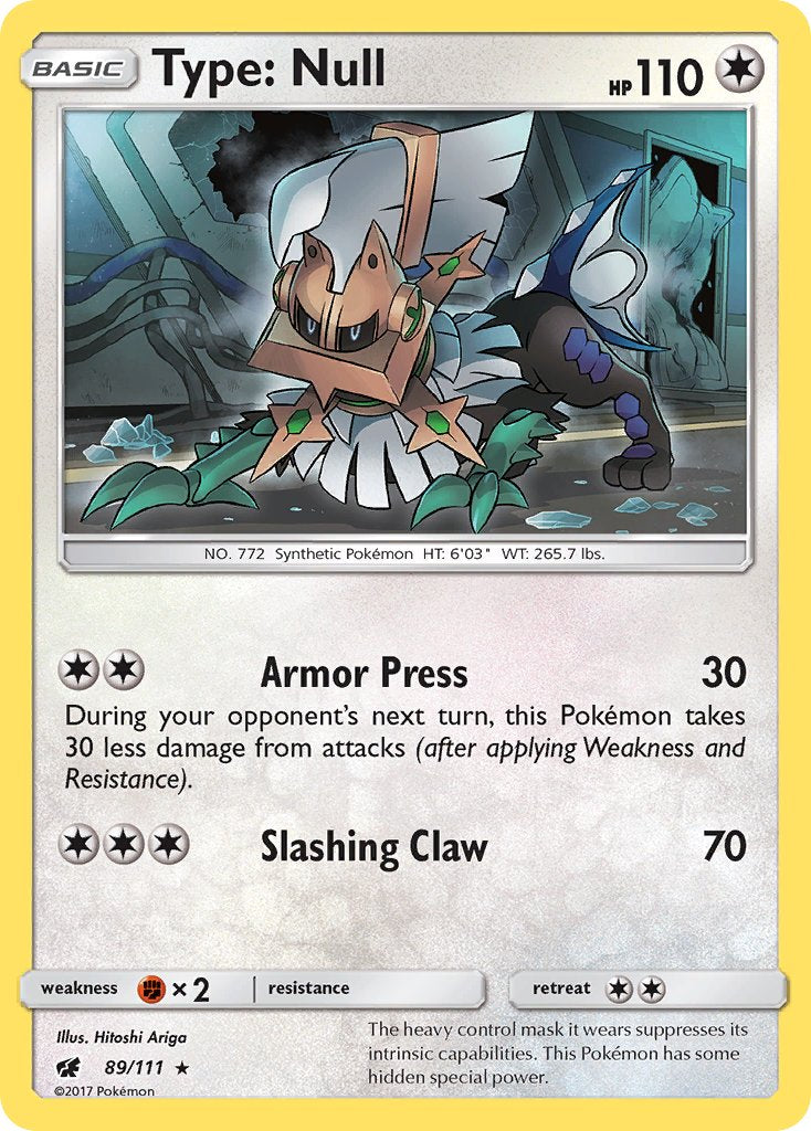 Type: Null (89/111) (Theme Deck Exclusive) [Sun & Moon: Crimson Invasion] | Fandemonia Ltd